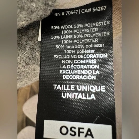 47 Stoney Clover NFL San Francisco 49ers Clean Up Grey Red Wool Blend Hat OS - Picture 9 of 9